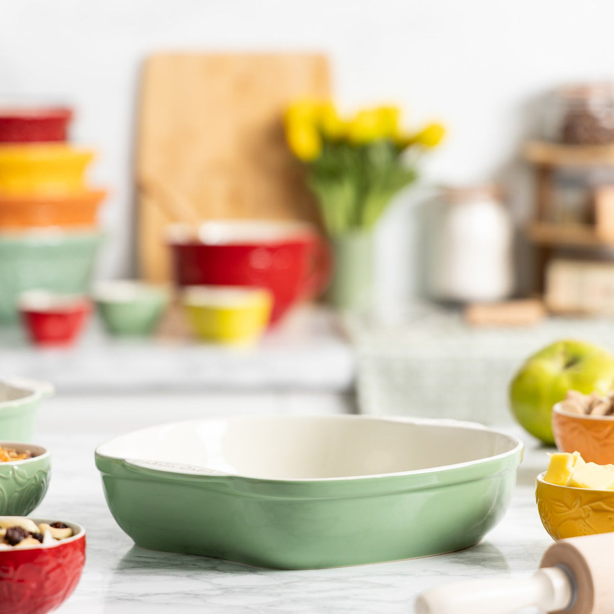 Mason Cash Large Ceramic Apple Baker