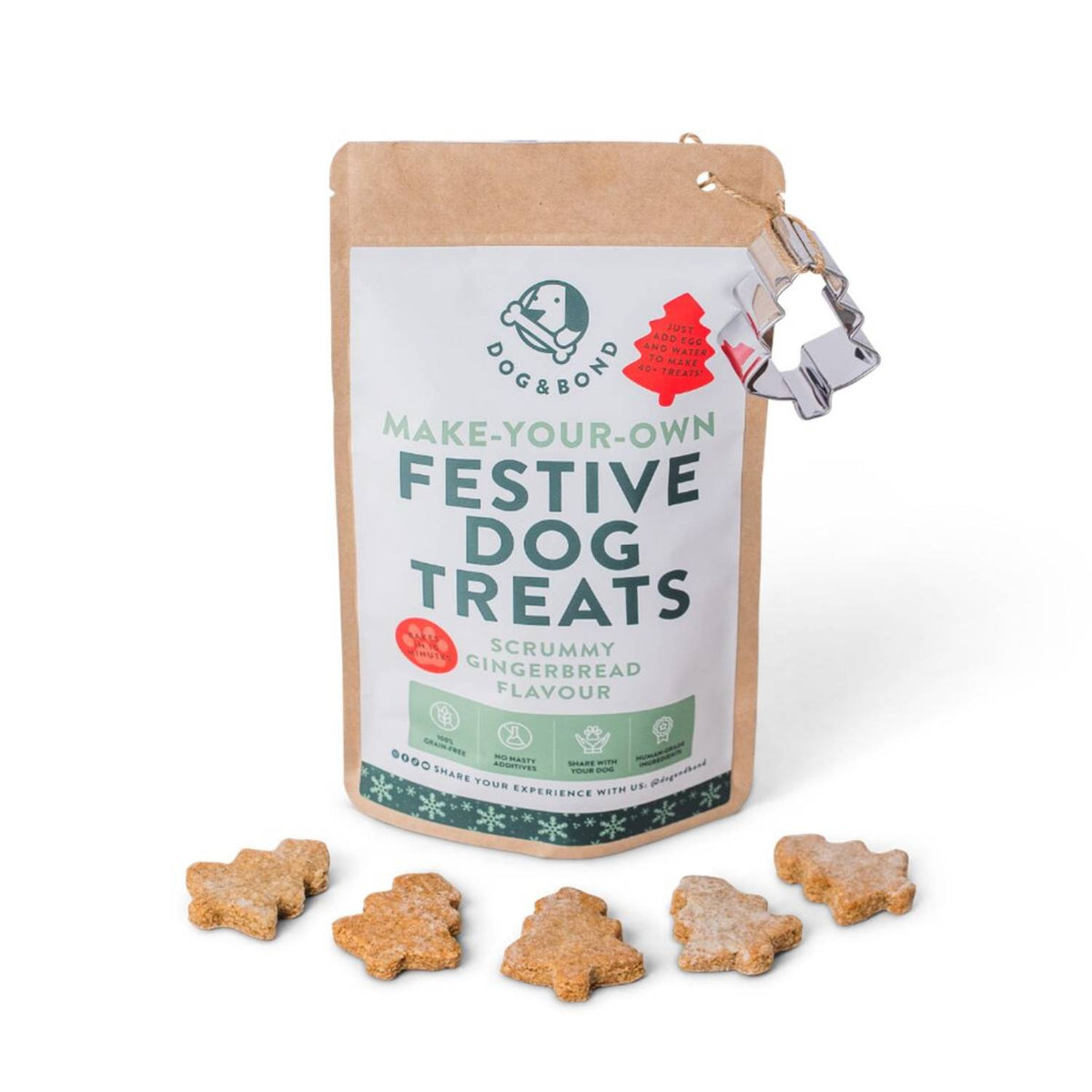 Dog & Bond Gingerbread Treat Mix - 150g