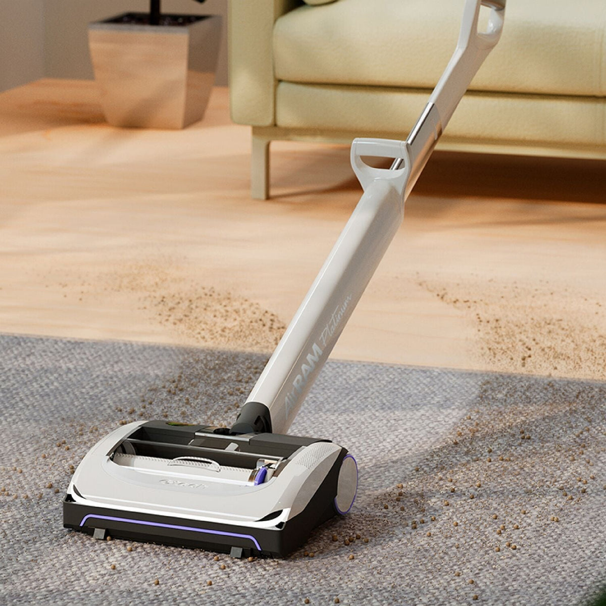 Gtech AirRAM Platinum Cordless Vacuum and Gtech Cordless Handheld Vacuum Bundle