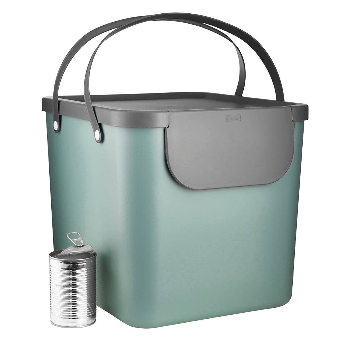 Rotho Albula Recycling Waste Bin Fern Green Colour 40L