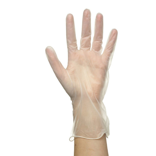 100 Disposable Vinyl Gloves Medium