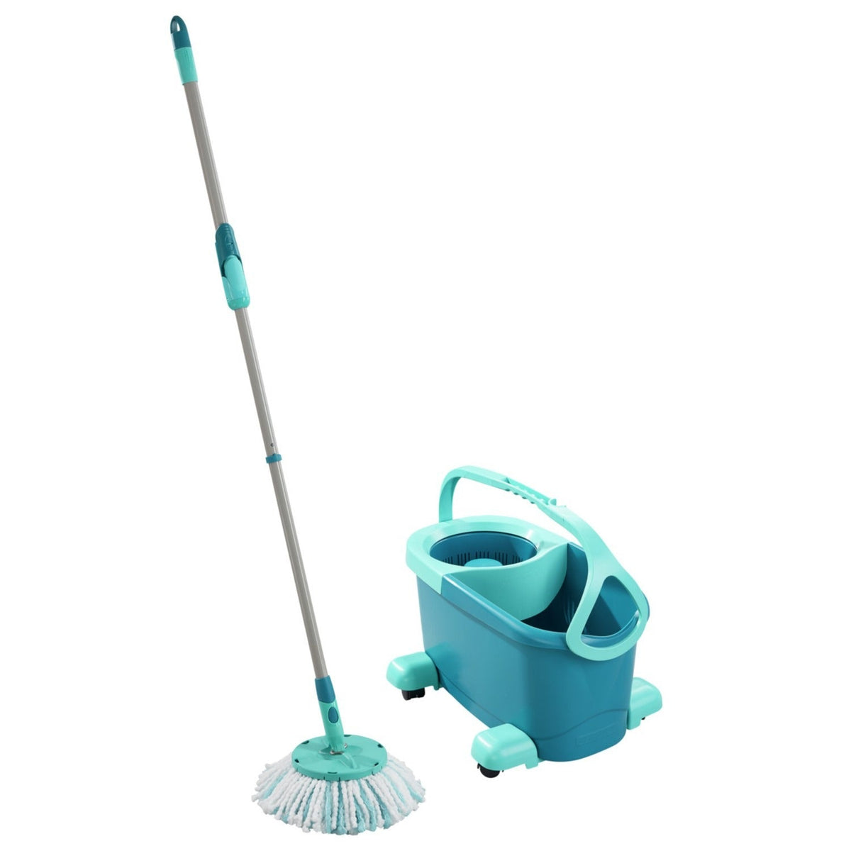Leifheit Clean Twist Disc Mop with Wheeled Bucket