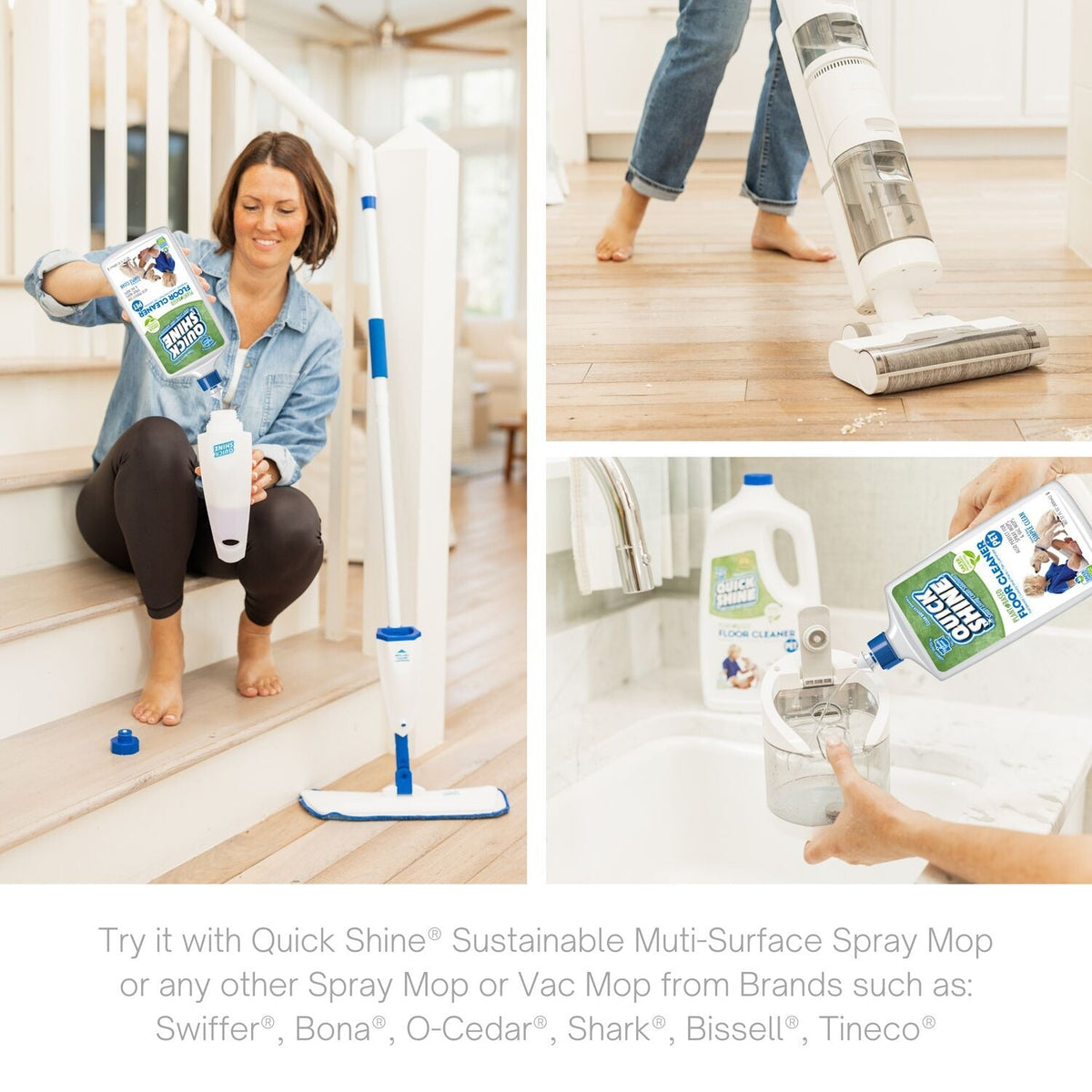 Quick Shine Plant-Based Pet-Friendly Floor Cleaner
