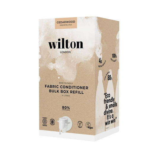 Wilton London Fabric Conditioner Bulk Box 4 Litre Refill - Botanical Cedarwood