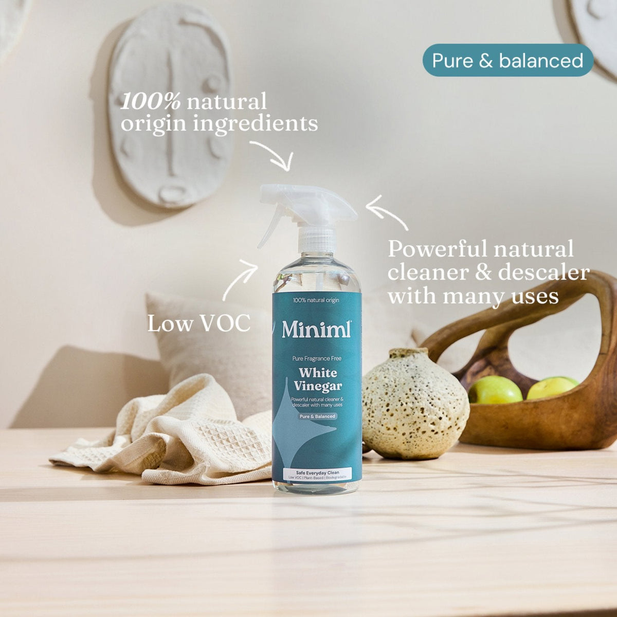 Miniml White Vinegar 750ml