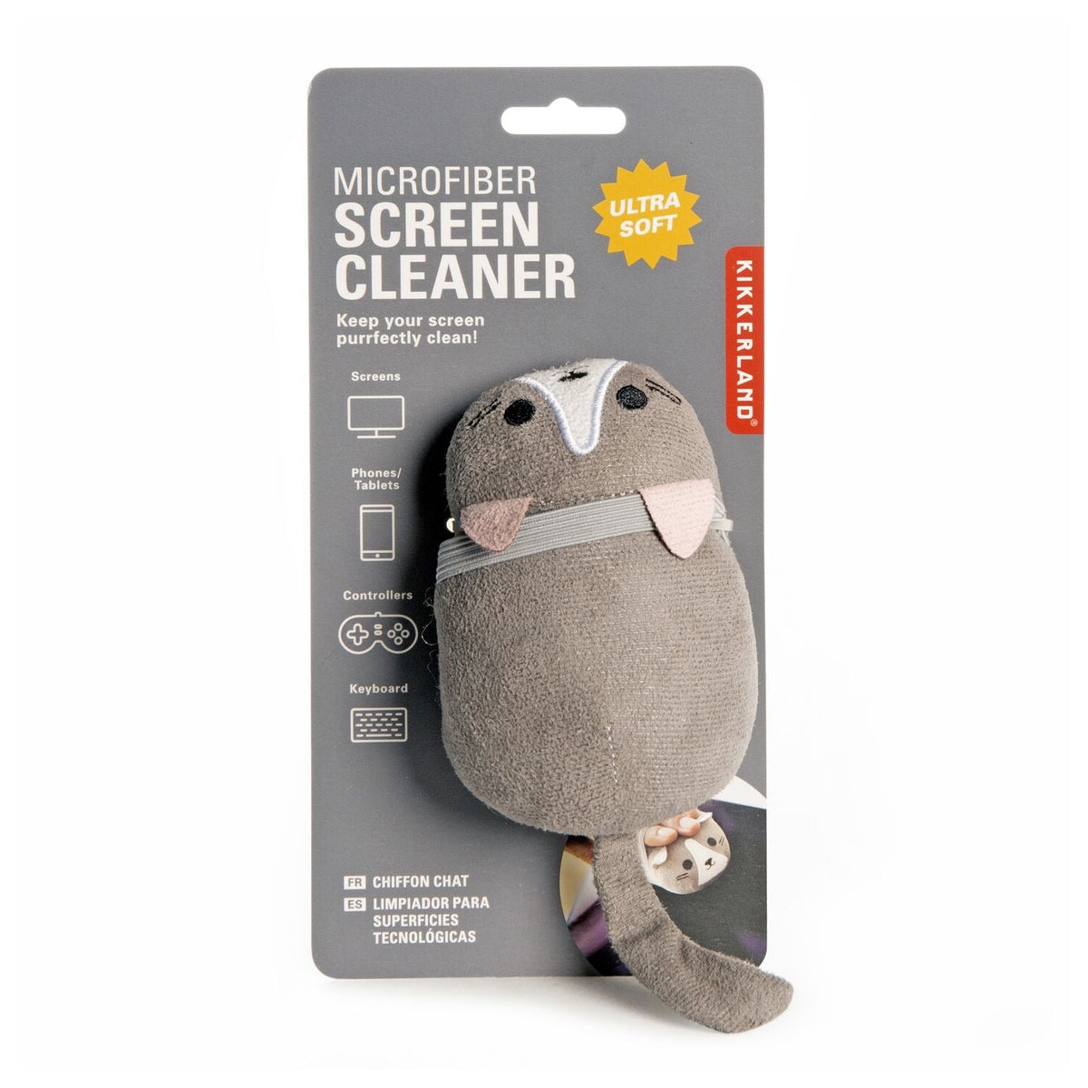 Kikkerland Cat Microfibre Screen Cleaner