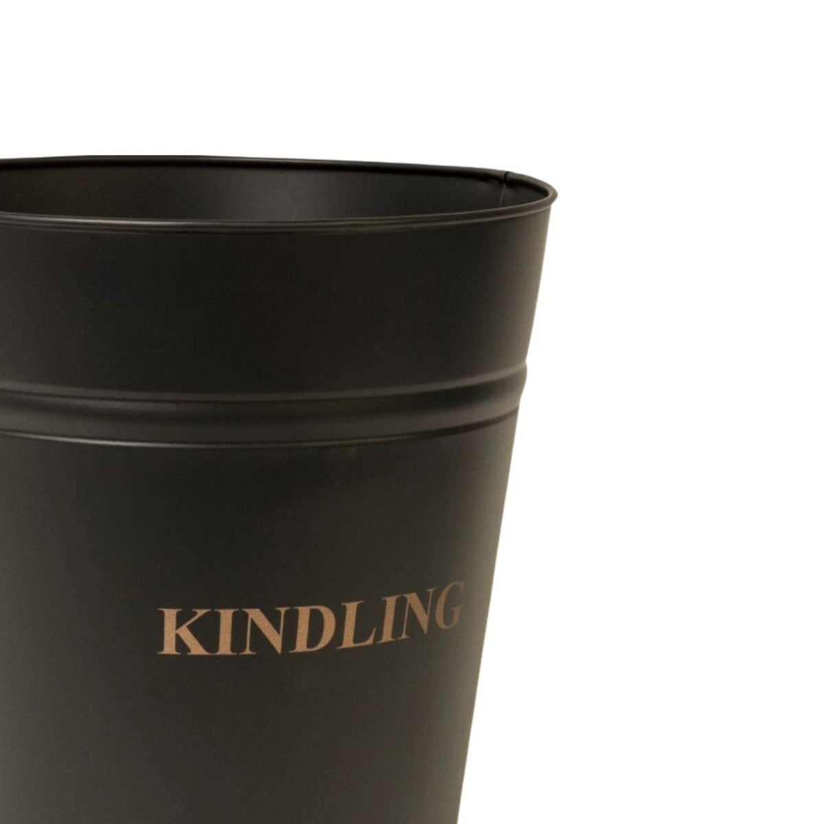 Black Kindling Bucket