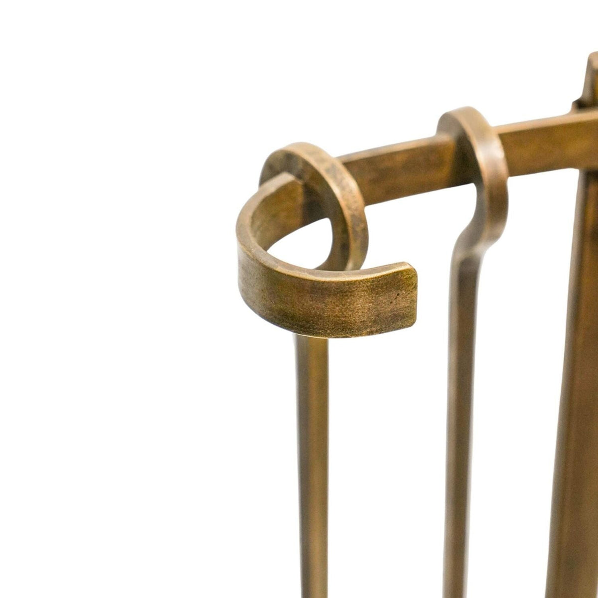 Brass Fireside Companion Set