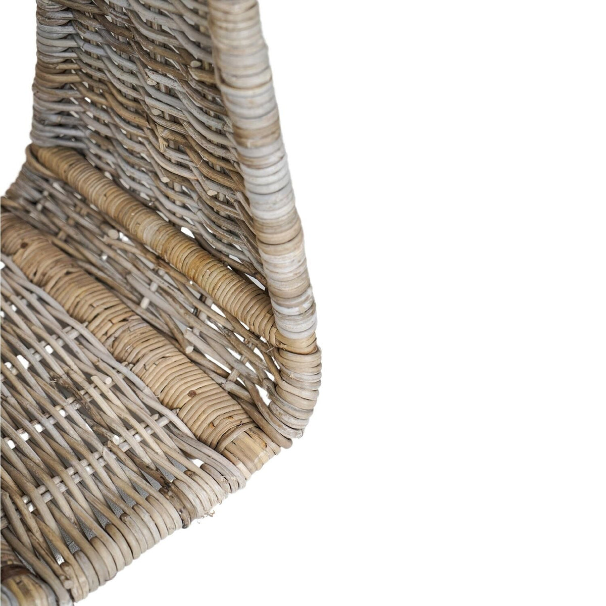 Natural Rattan Tall Log Storage