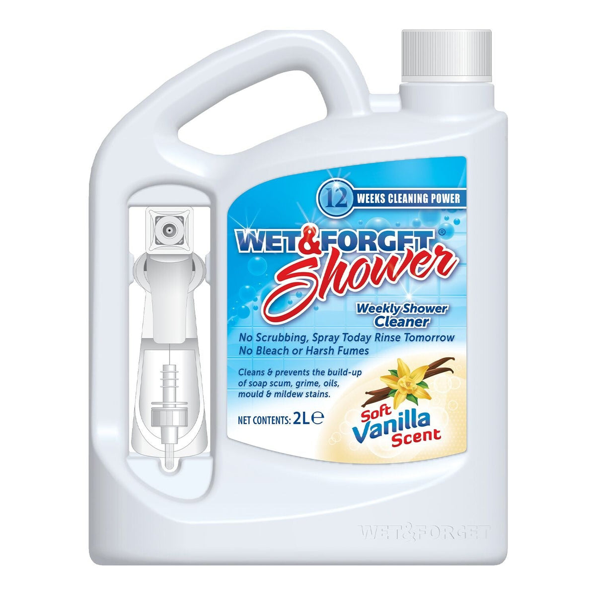 Wet & Forget Weekly Shower Spray Cleaner 2L