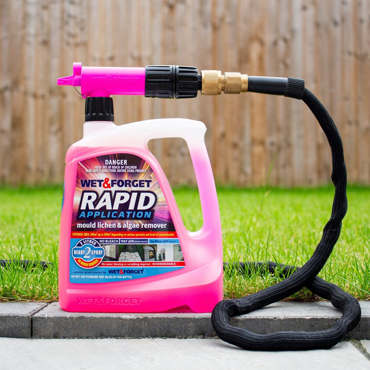 Wet & Forget Rapid Mould & Algae Remover Spray 2L
