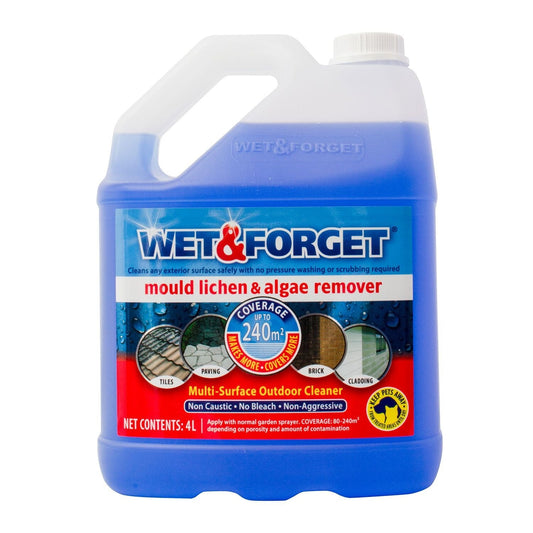Wet & Forget Mould, Lichen & Algae Remover 4L
