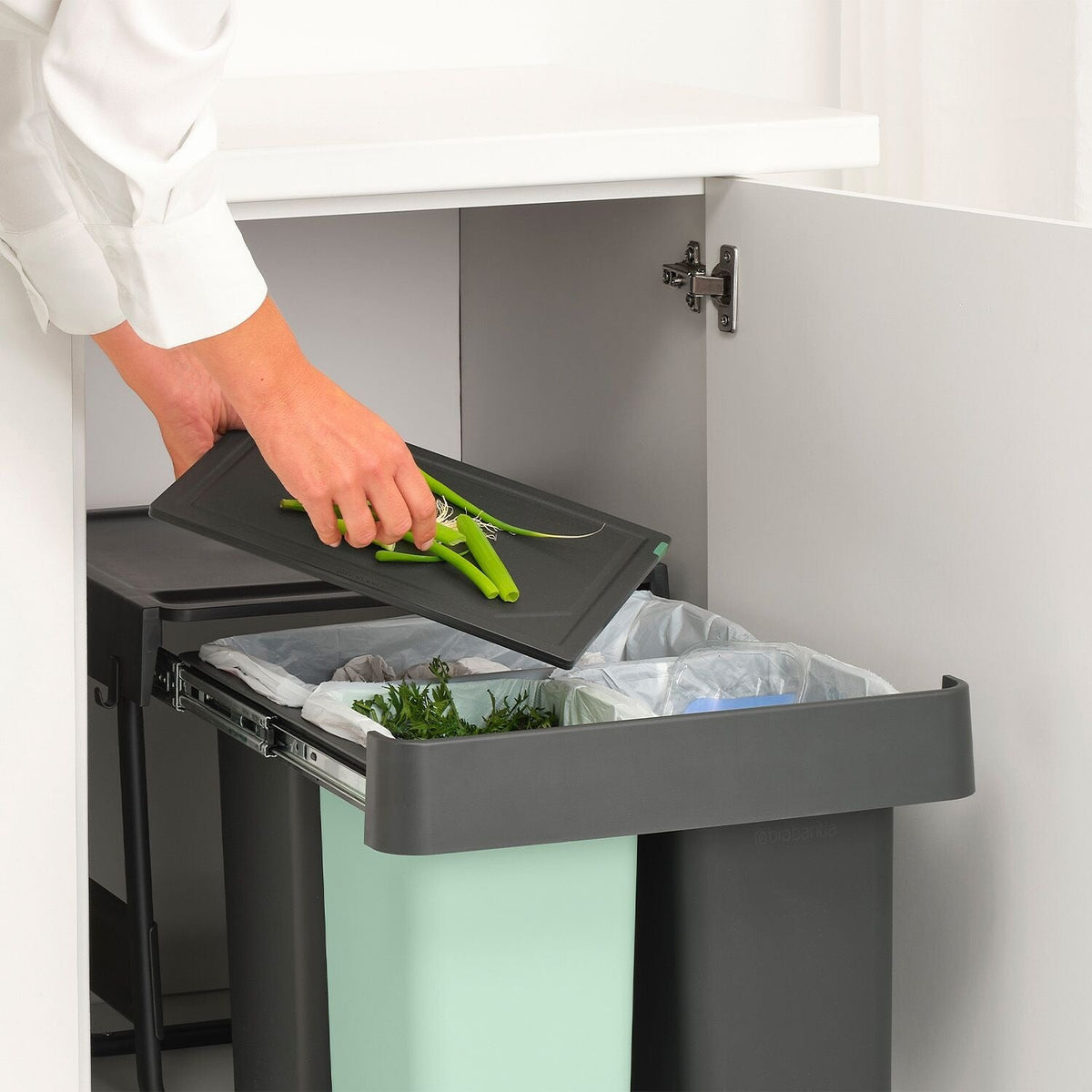 Brabantia Sort & Go Built-In Bin 10 + 10 + 20L