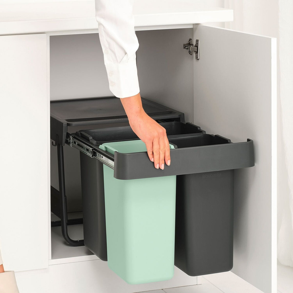 Brabantia Sort & Go Built-In Bin 10 + 10 + 20L