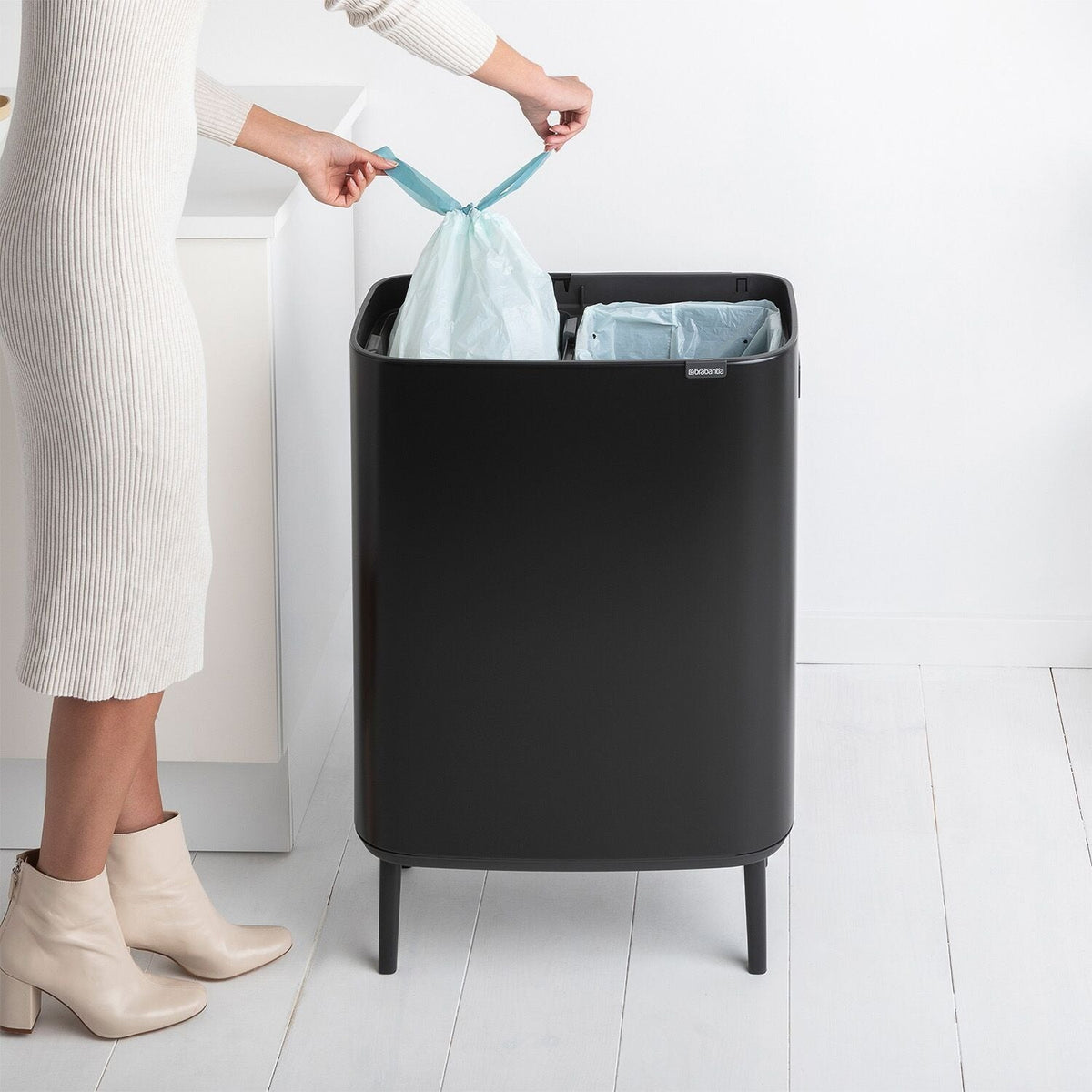 Brabantia Bo Touch Bin Matt Steel 60L