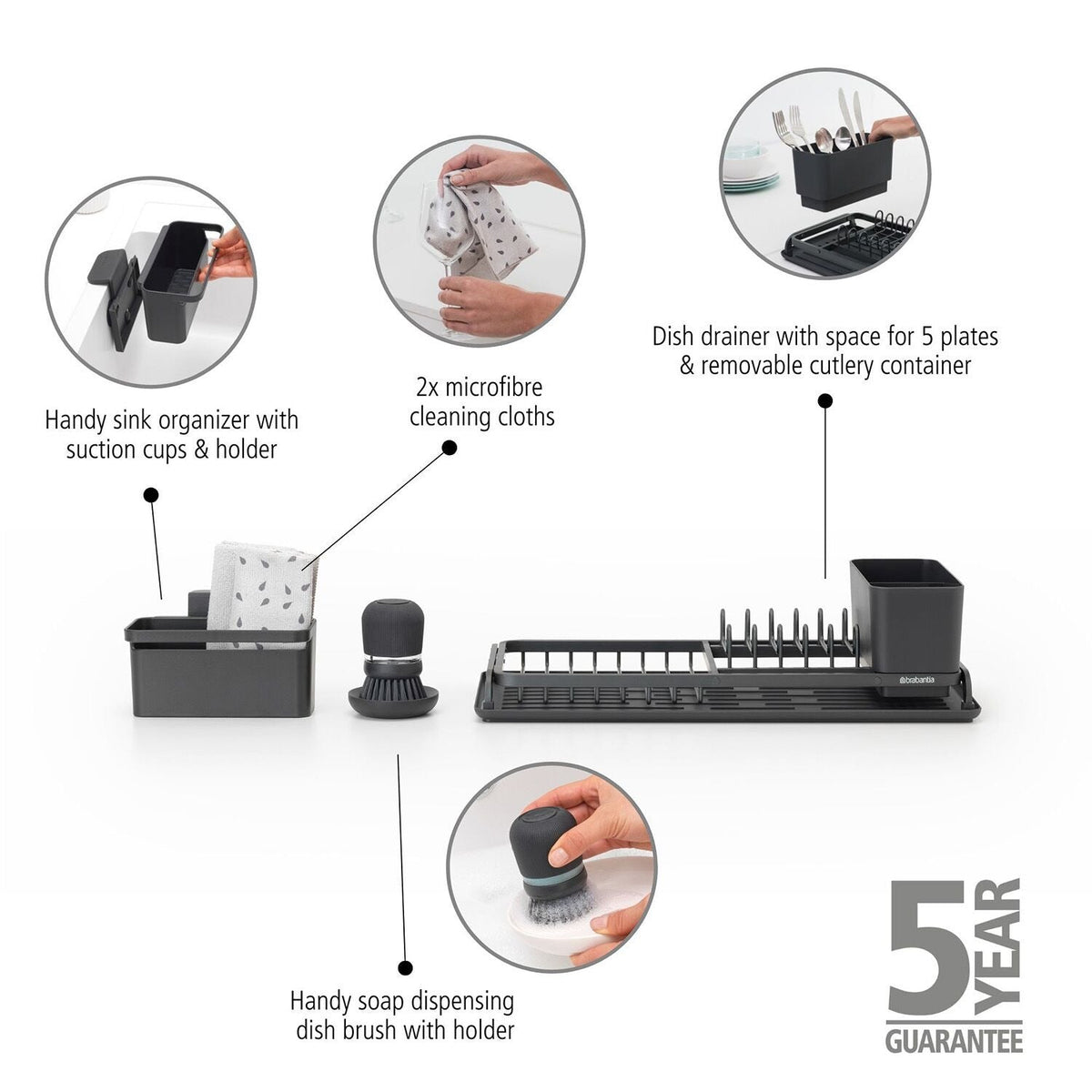 Brabantia Dish Rack Set