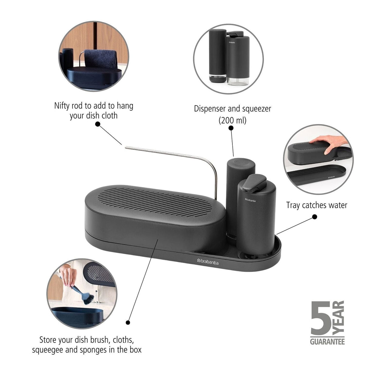 Brabantia SinkStyle Organiser Set