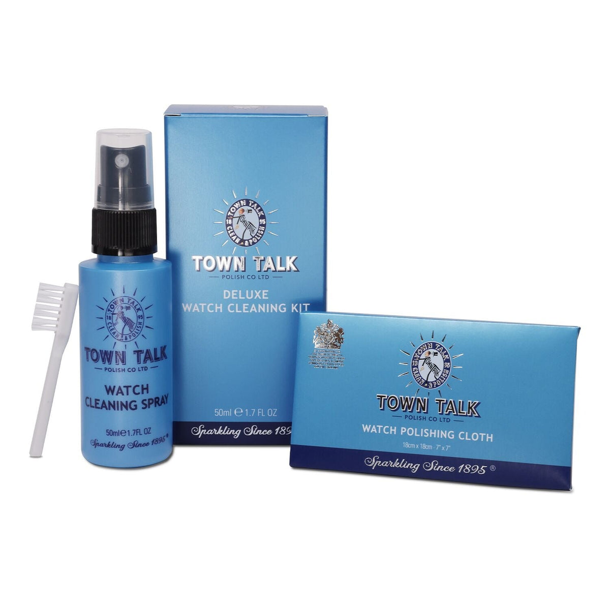 Town Talk Deluxe Watch Cleaning Kit 50ml