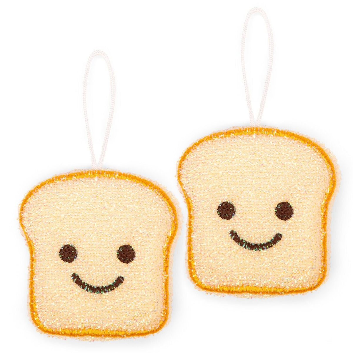 2 Kikkerland Toast Scrubber Sponges