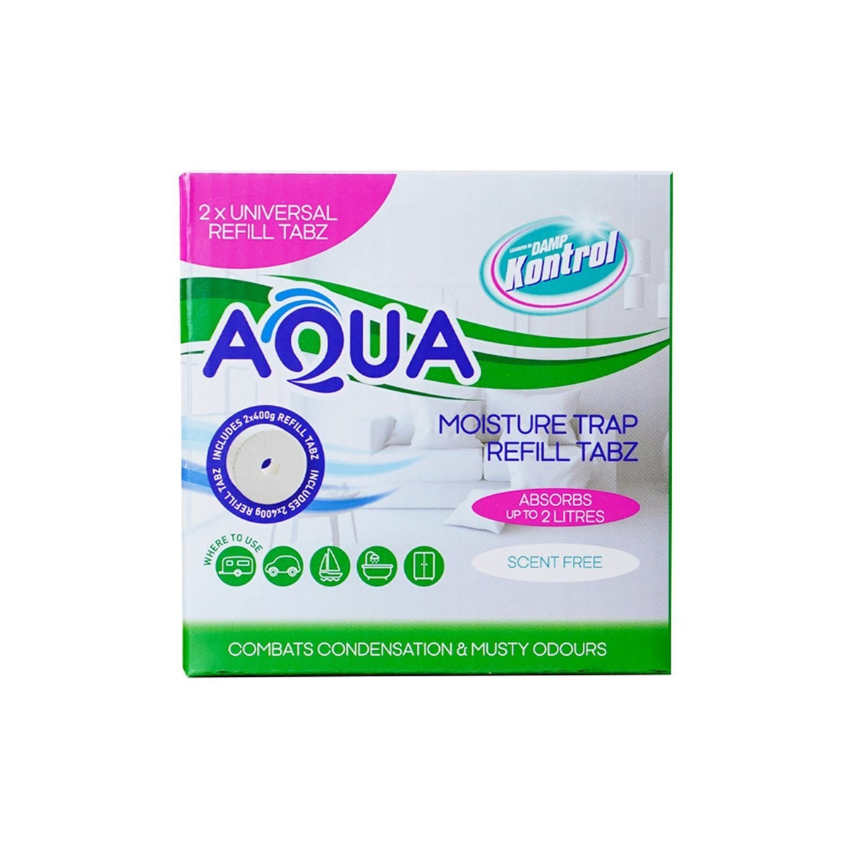 Kontrol Aqua Moisture Trap Refill Tabz X2