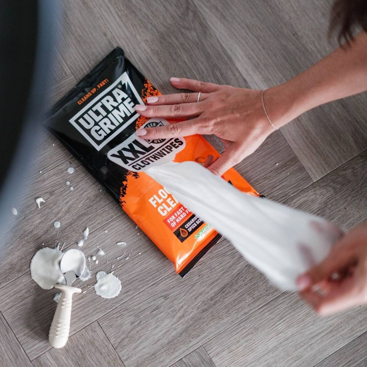 UltraGrime Floor Cleanup XXL Clothwipes pack 20