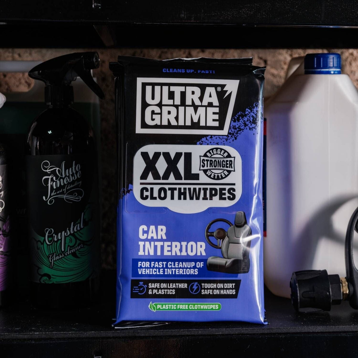 UltraGrime Car Interior XXL Clothwipes pack of 20