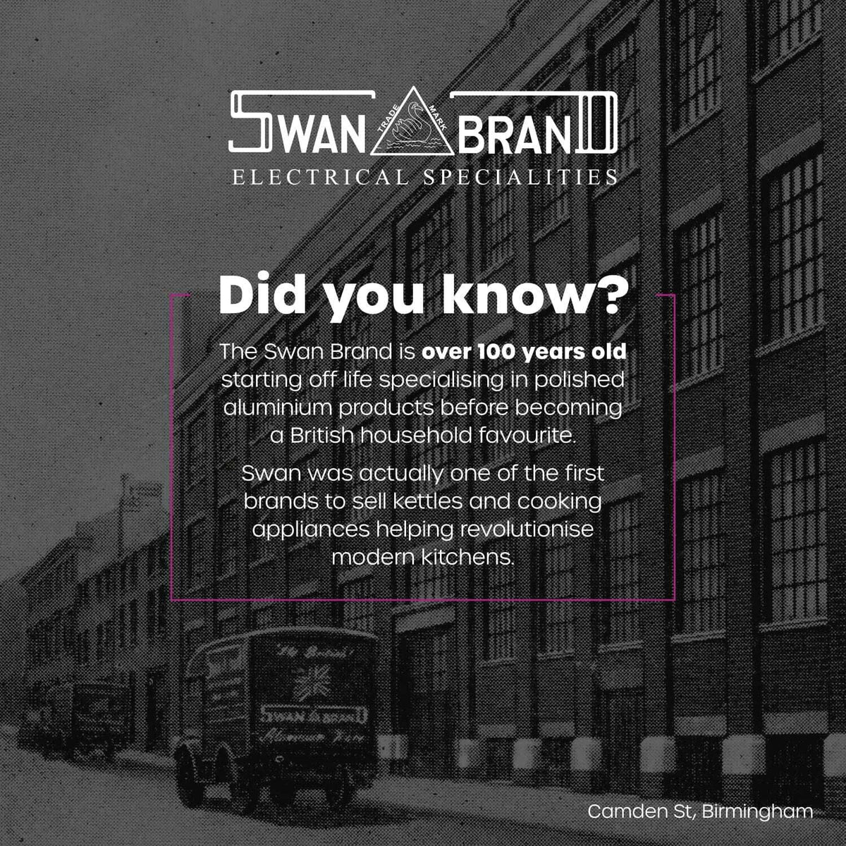 Swan 30L Square Sensor Bin