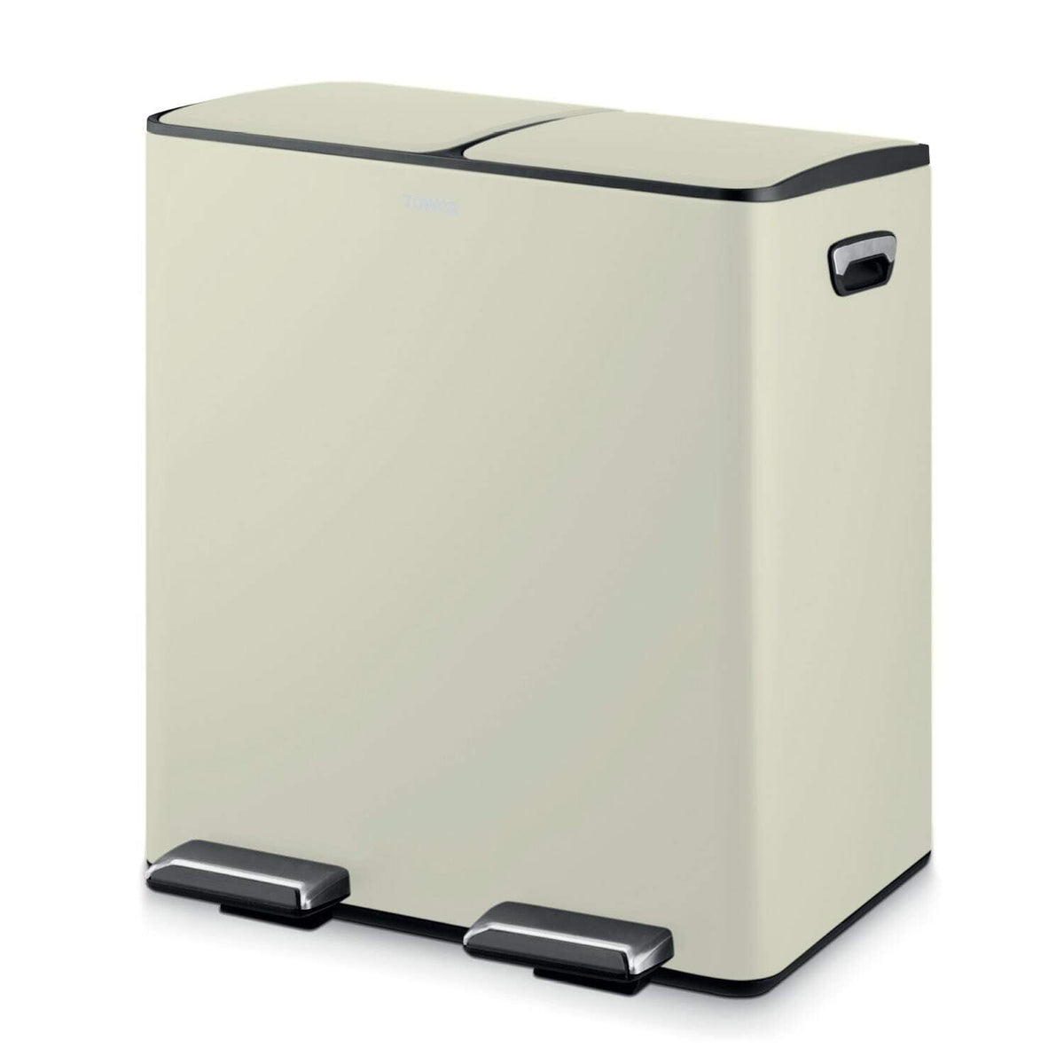 Tower 40L Recycling Pedal Bin - Cream