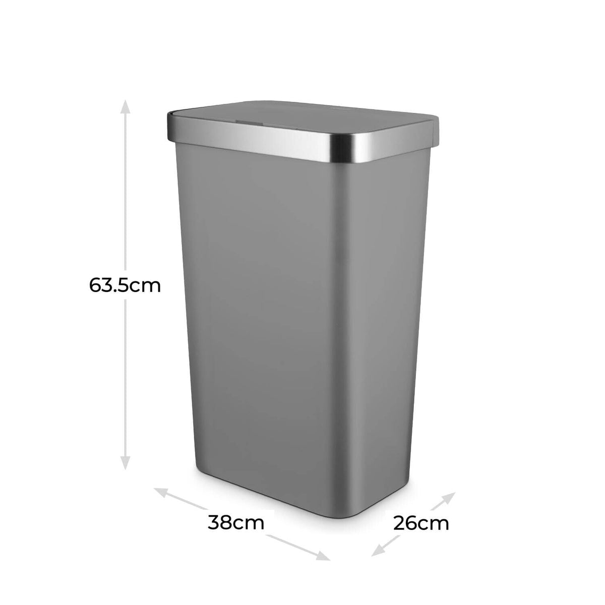 Tower 50L Rectangular Sensor Bin