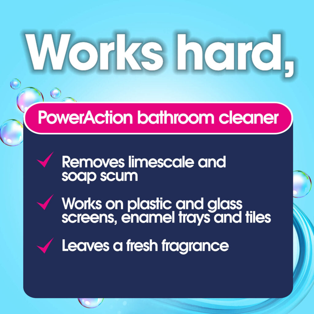Ecozone PowerAction Bathroom Cleaner - 750ml