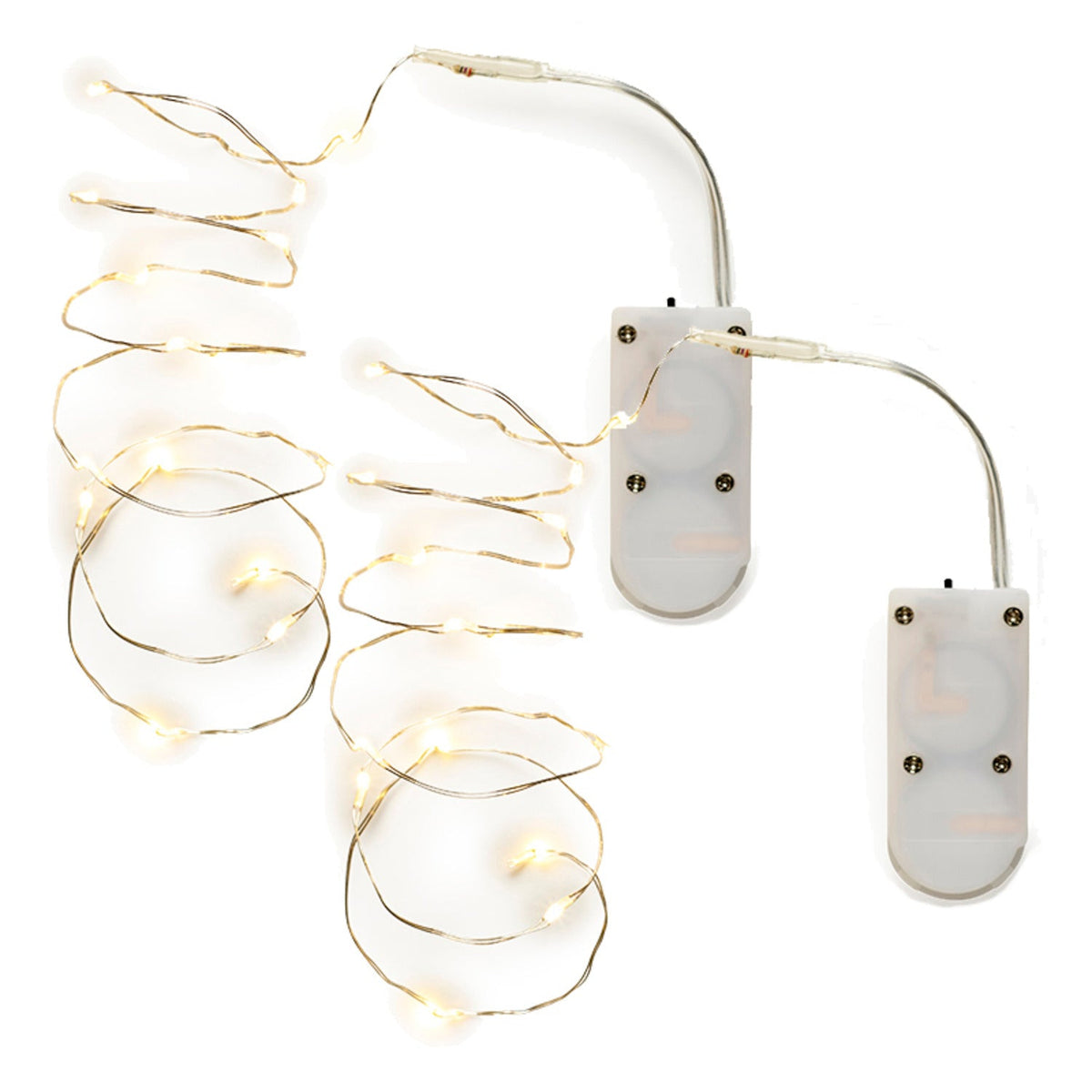 LED Light String with Hook and Loop - Set of 2