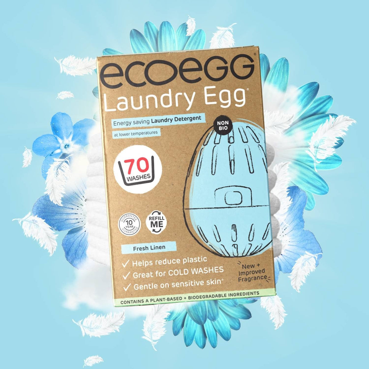 Ecoegg Laundry Egg 70 Washes - Fresh Linen