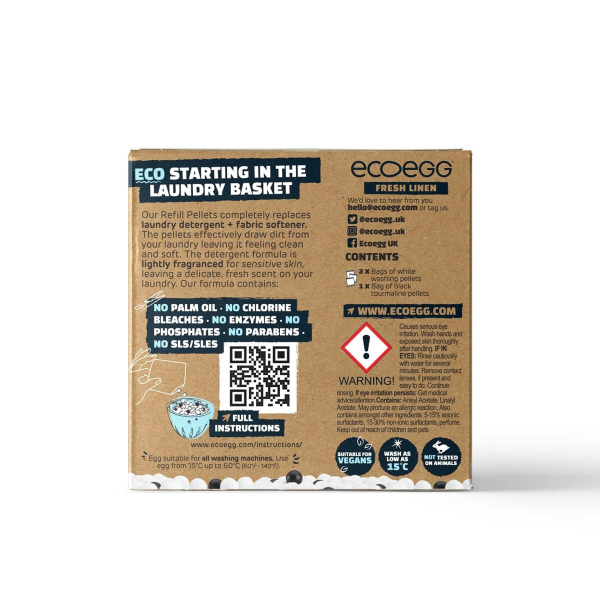 Ecoegg Laundry Egg Refill 50 Washes - Fresh Linen