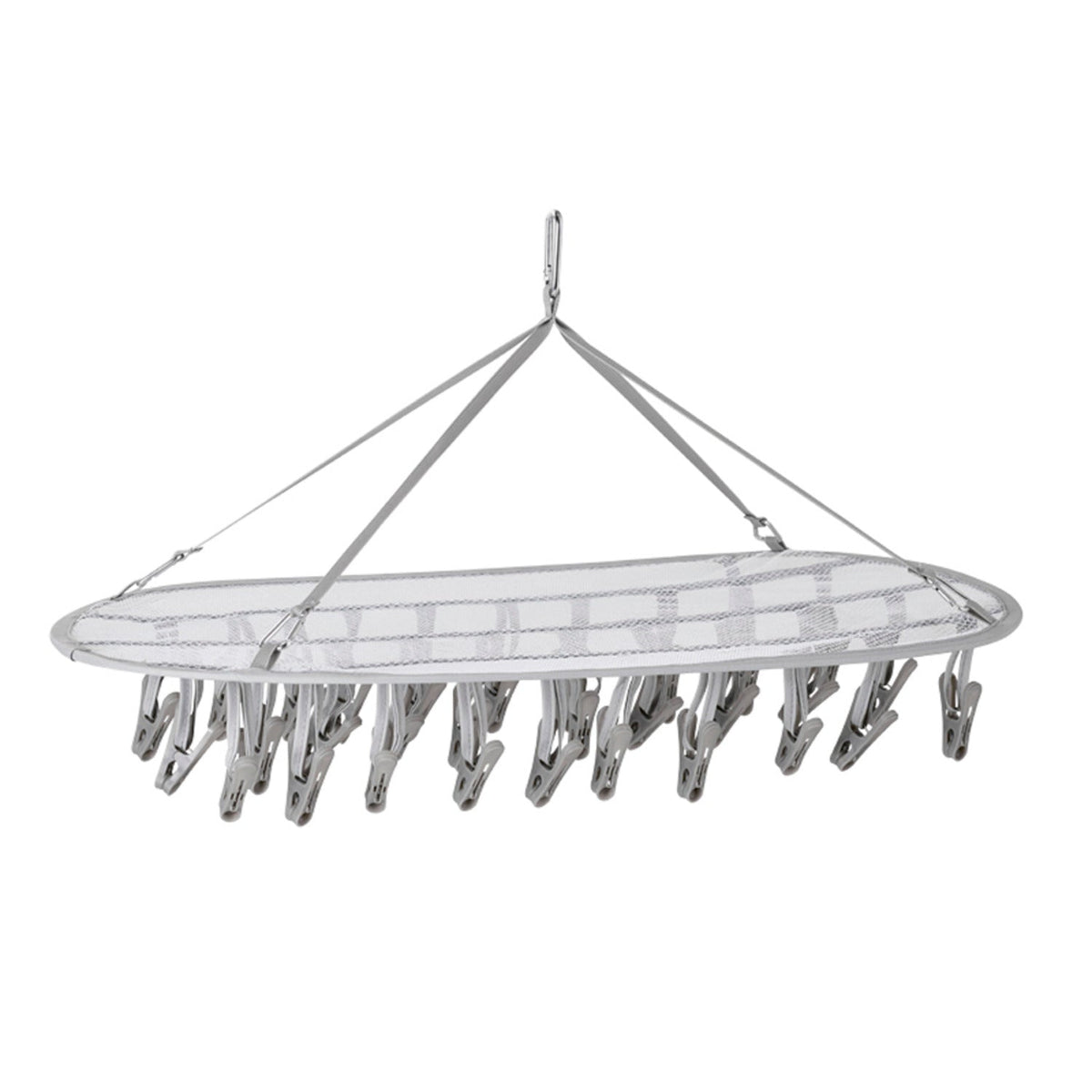 Dry:Soon 30-Peg Mesh Shelf with Hanger