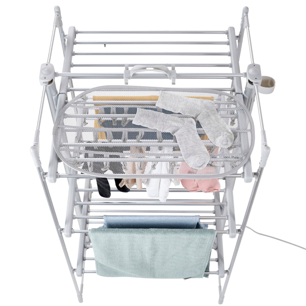 Dry:Soon 30-Peg Mesh Shelf with Hanger