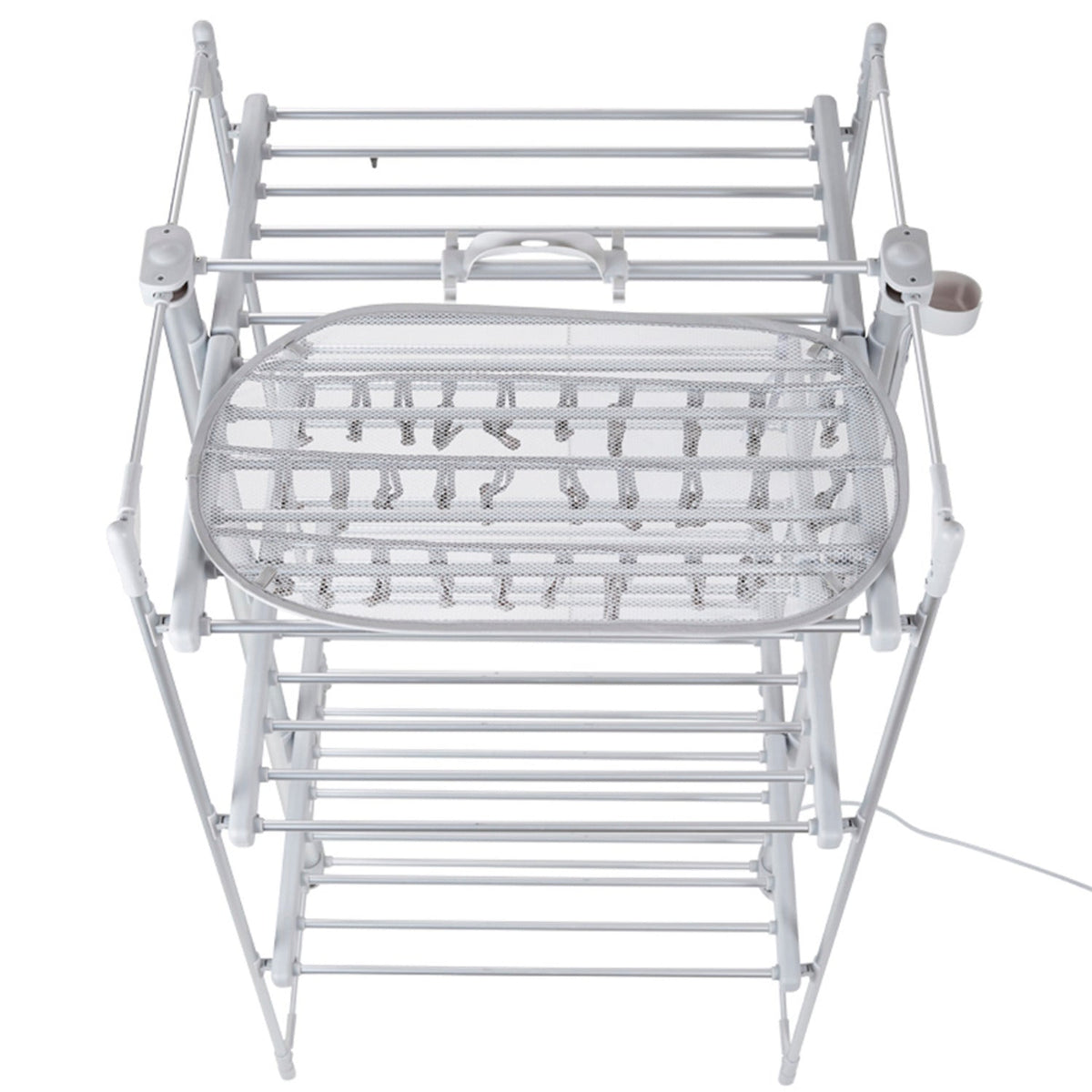 Dry:Soon 30-Peg Mesh Shelf with Hanger