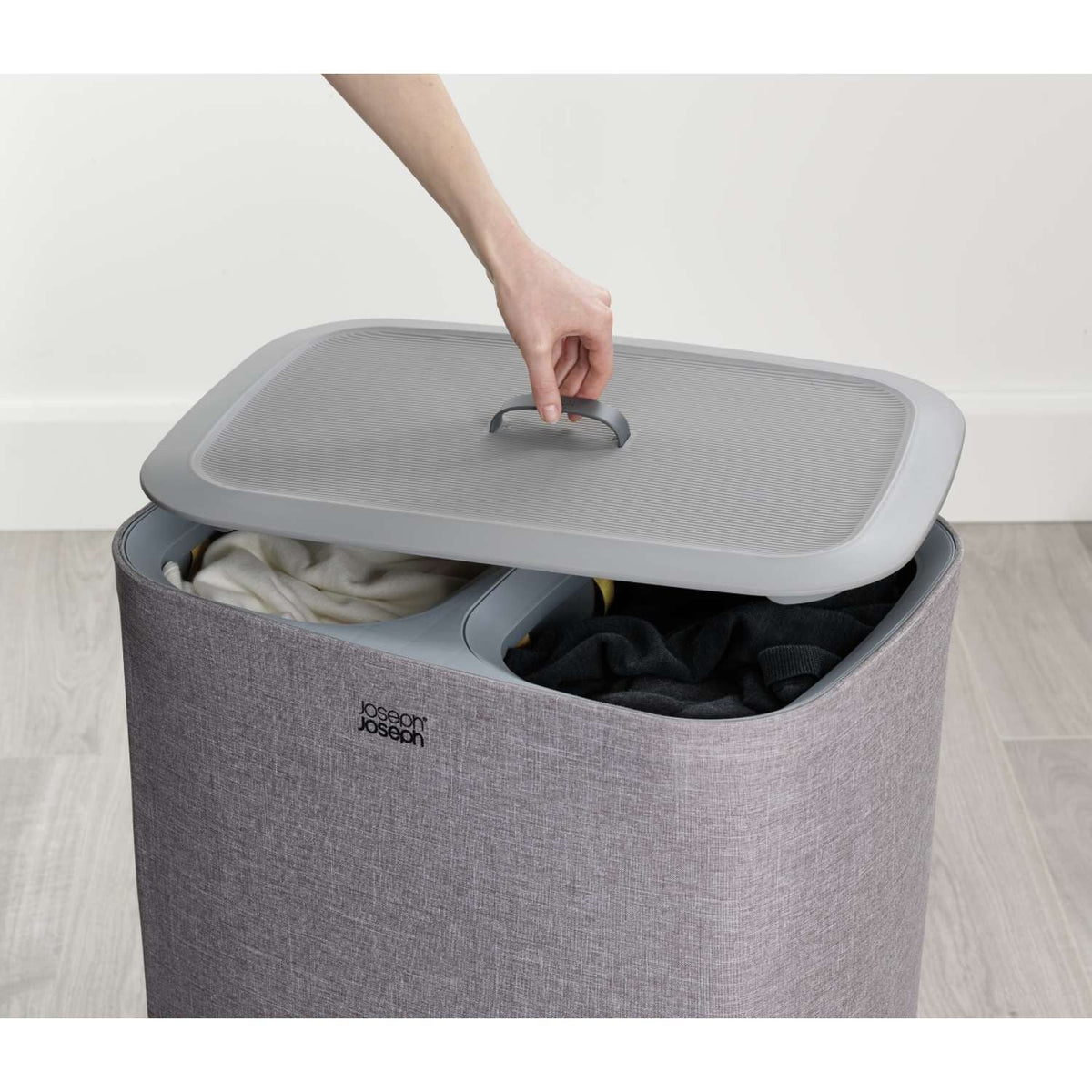 Joseph Joseph Tota 90L Laundry Separation Basket Grey