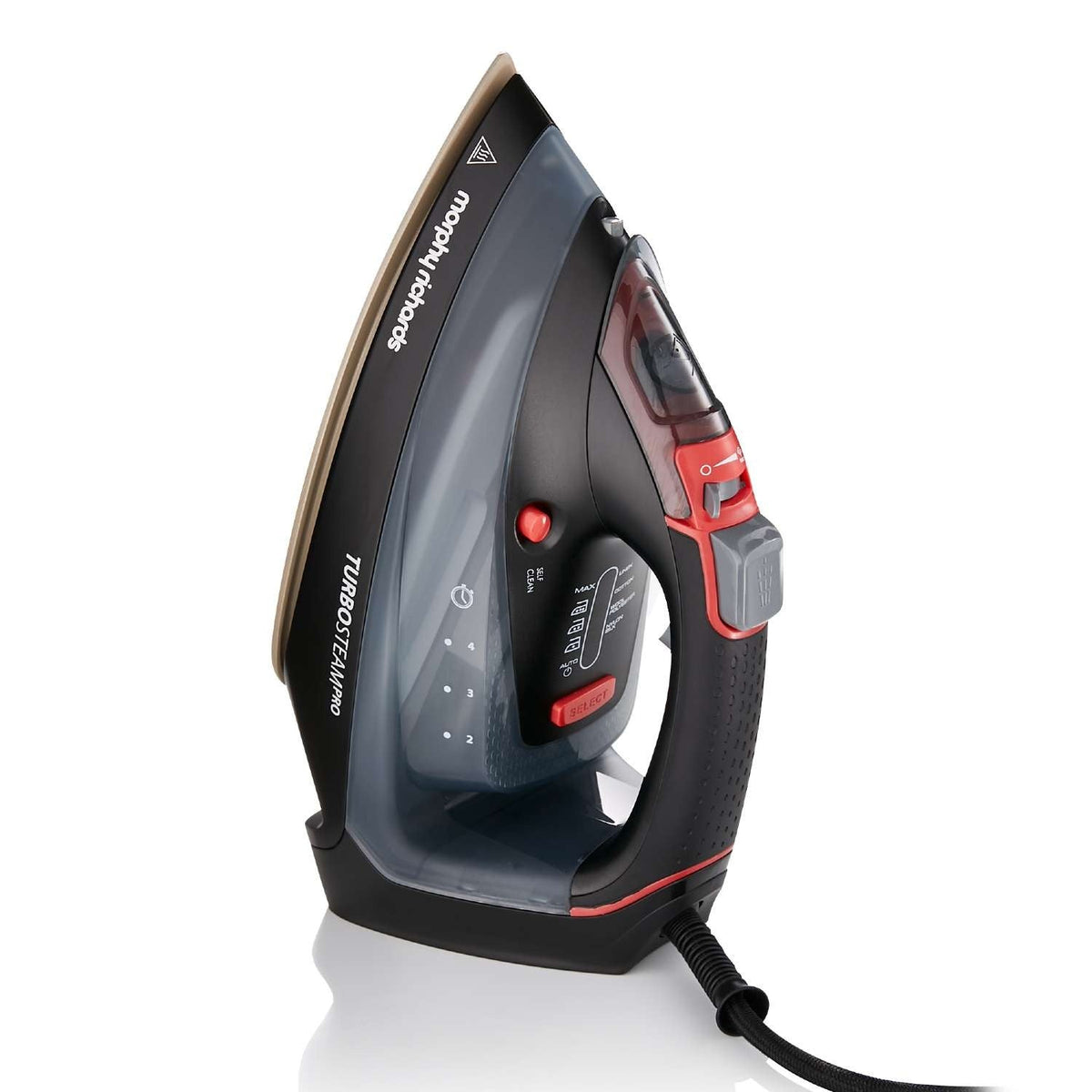 Morphy Richards Turbosteam Pro Ceramic Steam Iron Grey 380ml 303175