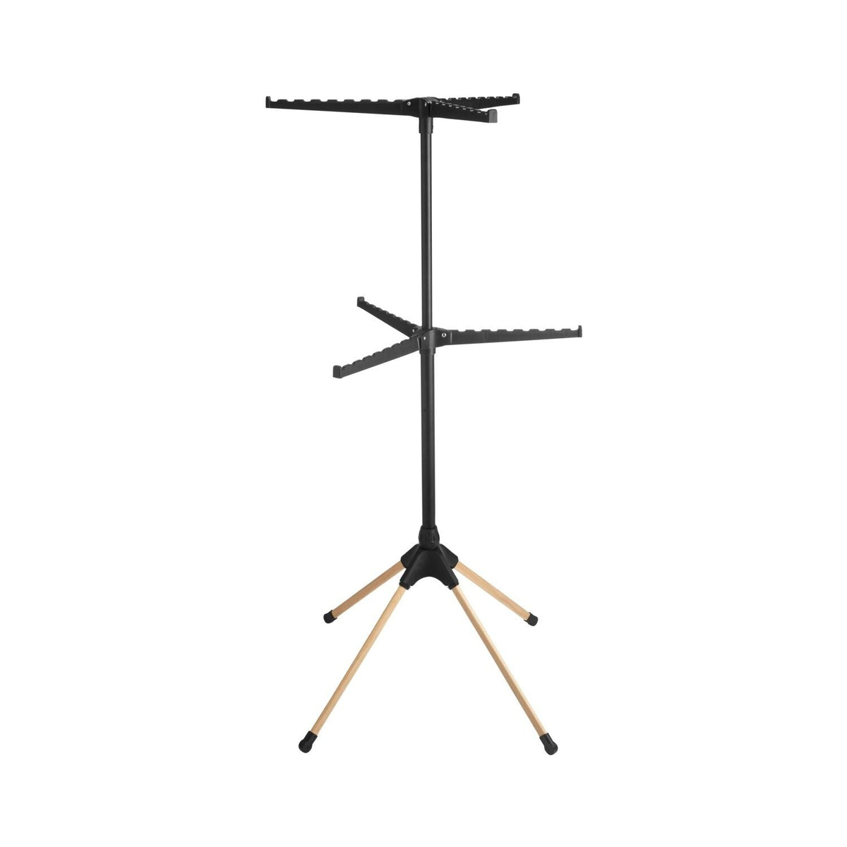 Lakeland Beechwood and Steel Foldable Airer and Ironing Tidy