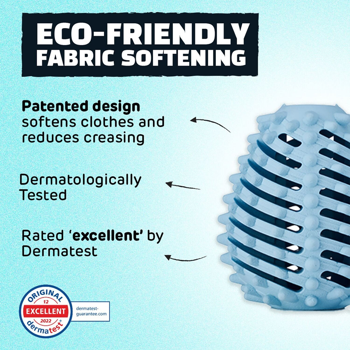 Ecoegg Dryer Eggs with Fresh Linen Scent Booster Sticks, pack of 2