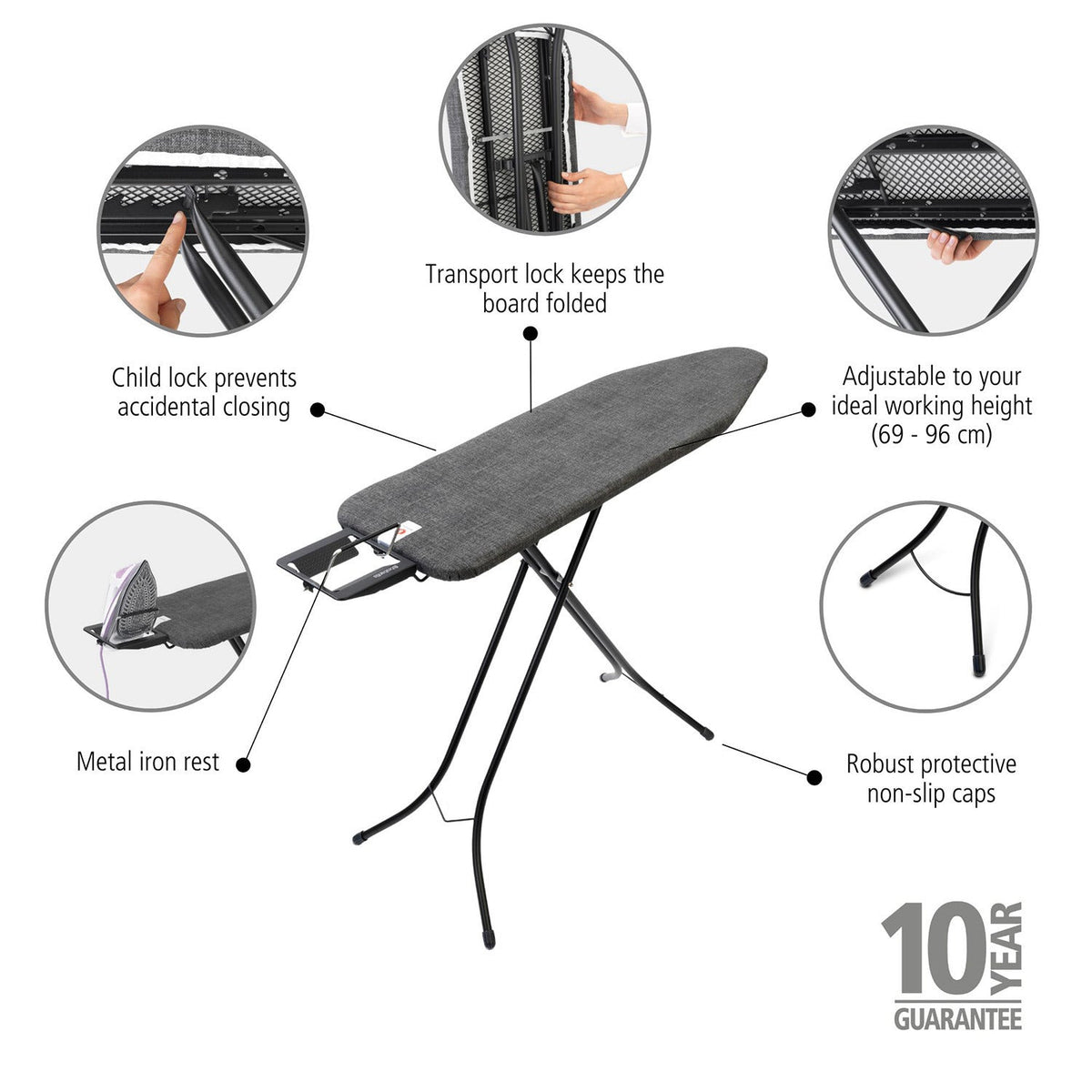 Brabantia Ironing Board B Grey