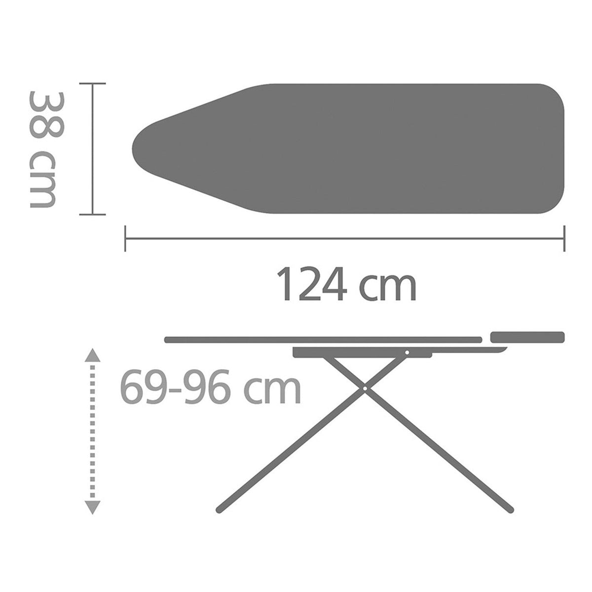 Brabantia Ironing Board B Grey