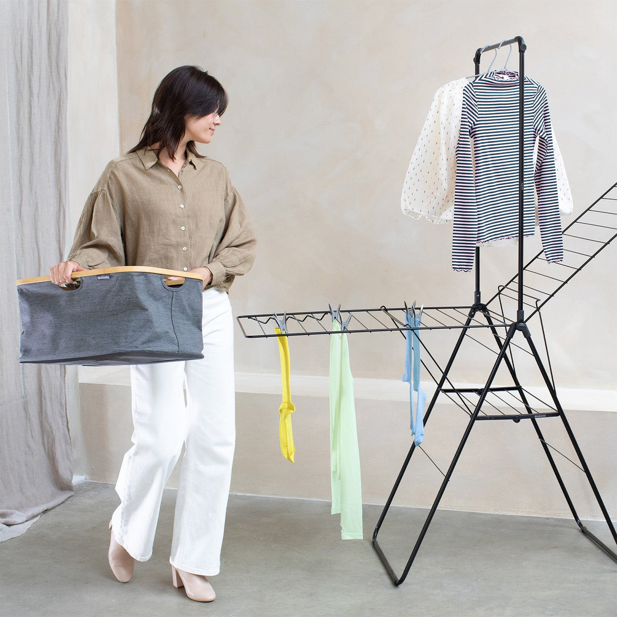 Brabantia Foldable Laundry Basket 40L