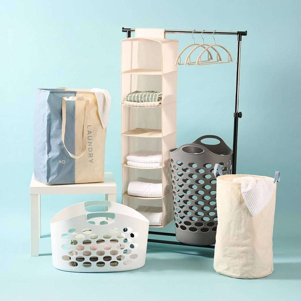 Lakeland Easy Sort Laundry Hamper 60L