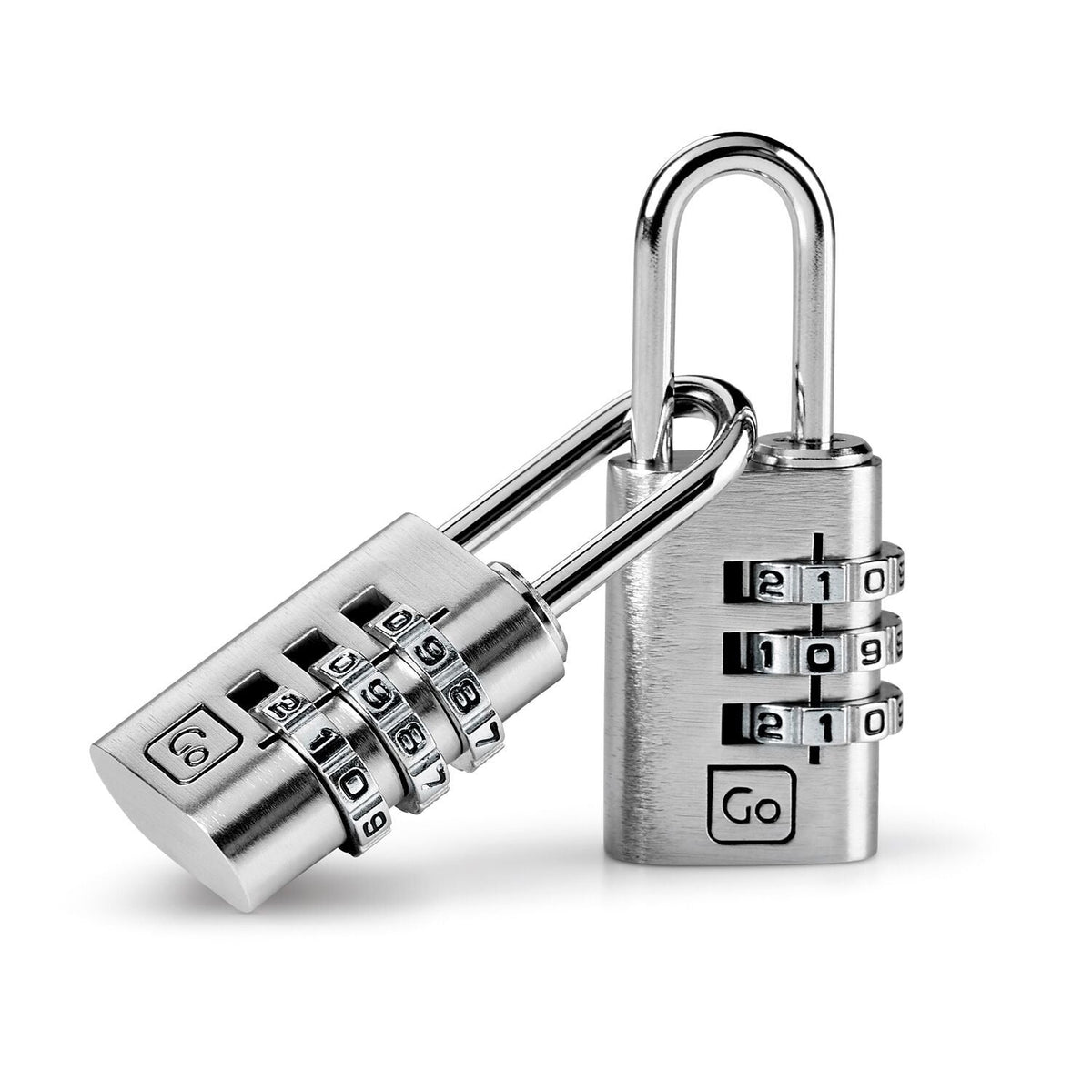 Go Travel Classic Combi Twin Padlocks