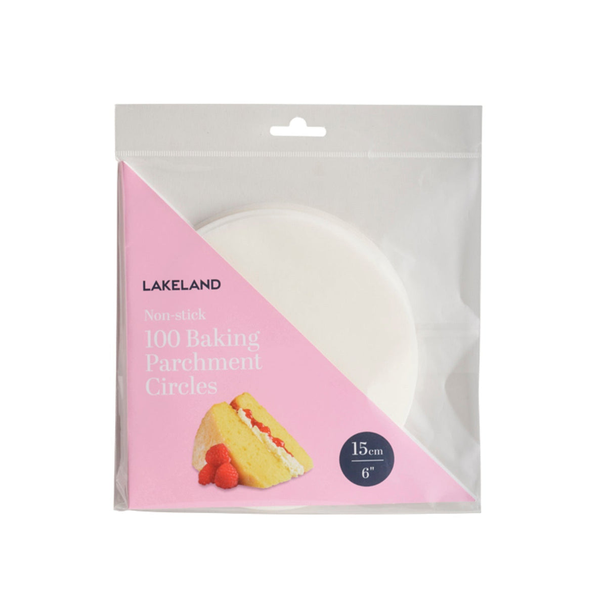 100 Baking Parchment Liner Paper Circles 15cm