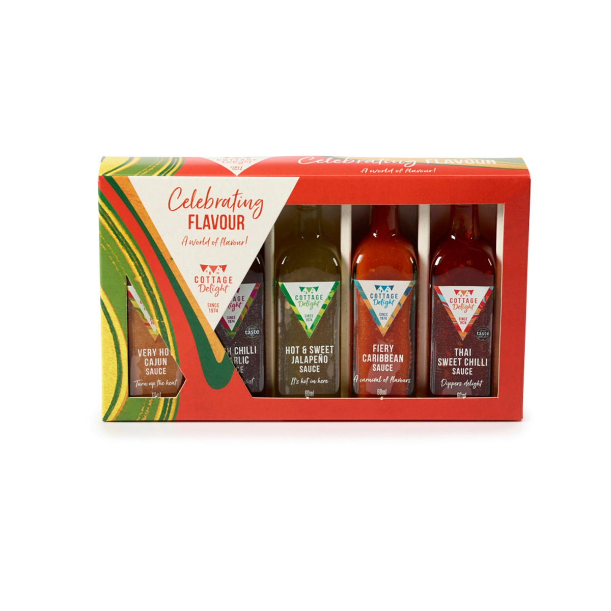 Cottage Delight Mini Hot Sauces Gift Set
