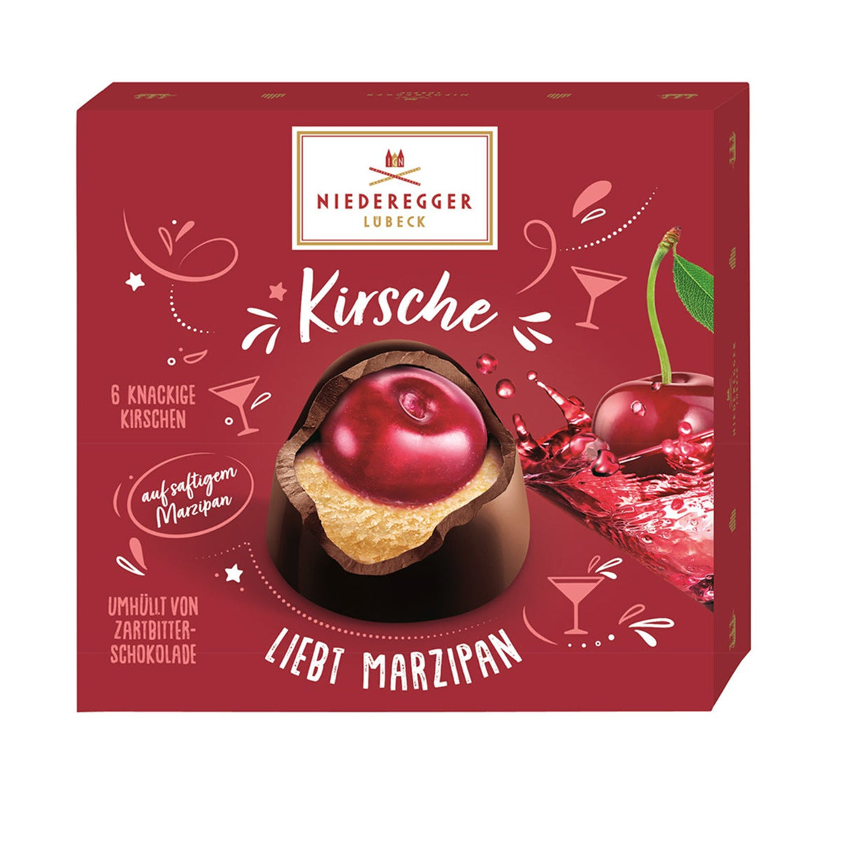 Niederegger Marzipan with Kirsch Cherry 108g