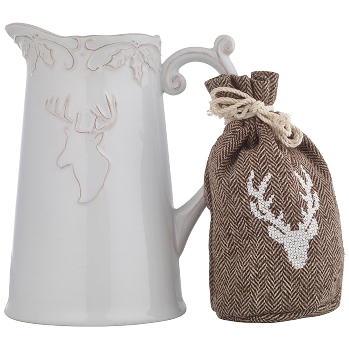 Mulled Wine Stag Jug with Spices