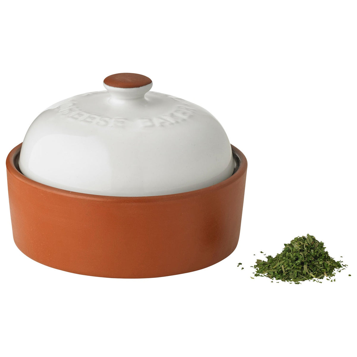Terracotta Cheese Baker with Mixed Herbs